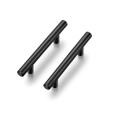 black steel cabinet handles|black stainless steel drawer pulls.